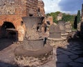 Bakery ovens, Pompeii, Italy. Royalty Free Stock Photo