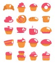 Bakery pastries, icon