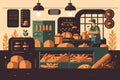 Bakery production. Conceptual image of a bakery.