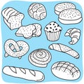 Bakery products Royalty Free Stock Photo