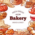 Bakery Products, Fresh And Tasty Bread Background