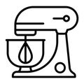 Bakery products icon vector. bake illustration sign. kitchen combine symbol.