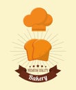 Bakery related emblem image