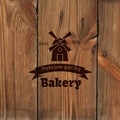 Bakery Retro Label Royalty Free Stock Photo