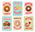 Bakery retro posters