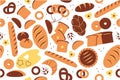 Bakery seamless pattern