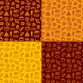 Bakery seamless patterns