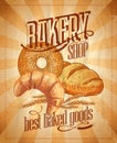 Bakery shop design. Royalty Free Stock Photo