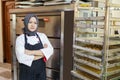 Bakery shop owner female muslim chef