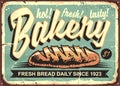 Bakery shop sign Royalty Free Stock Photo