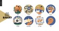 Bakery - small business graphics - web icons