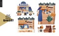 Bakery - small business graphics - set