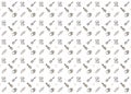 Bakery tools cute seamless pattern isolated on white background ep35