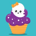 BAKESALE CUPCAKE GHOST 11 Royalty Free Stock Photo