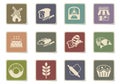 Bakeshop icon set