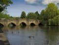Bakewell Bridge ,Derbyshire ,England Royalty Free Stock Photo