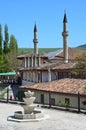 Bakhchisaray, Crimea, Khan`s Palace in spring. Big Khan`s mosque