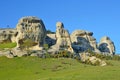 Bakhchisaray. Specially protected natural territory `Natural Sphinxes of valley Churuk-su in spring