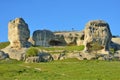 Bakhchisaray. Specially protected natural territory `Natural Sphinxes of valley Churuk-su in good weather