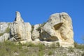 Bakhchisaray. Specially protected natural territory `Natural Sphinxes of valley Churuk-su in spring