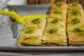 Bakhlava, an Armenian or Middle Eastern dessert, San Francisco food festival