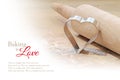 Baking background, heart cookie cutter and rolling pin