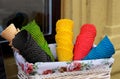 Baking in a basket Royalty Free Stock Photo