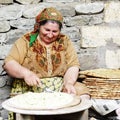 Baking bread Royalty Free Stock Photo