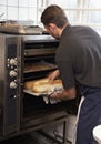 Baking bread Royalty Free Stock Photo