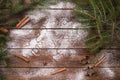 Baking Christmas cookies. Bakeware. On a wooden background.