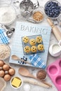 Baking Cookbook Ingredients Utensils Food