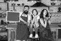 Baking cookies. Culinary school. Mother father and daughter cooking together. Child with parents cooking in kitchen