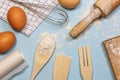 Baking or cooking background frame Royalty Free Stock Photo