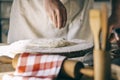 Baking and cooking at home Royalty Free Stock Photo