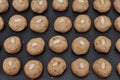 Baking delicious Peanut cookies Mazola Royalty Free Stock Photo