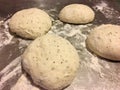 Baking: dough for bread, crackers, soft roll