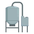 Baking equipment harvest icon cartoon vector. Kitchen machine Royalty Free Stock Photo