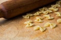 Baking ingedients. pasta Royalty Free Stock Photo