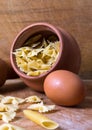 Baking ingedients. pasta Royalty Free Stock Photo