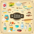 Baking Ingredients Set