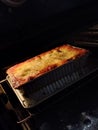 Baking Lasagna beef bolognese mozzarella bechamel sauce italian food