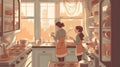 Baking Memories: A Mother and Daughter Bonding in the Kitchen