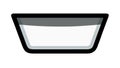 Baking pan or tray icon. Flat design graphic for kitchen or cooking, vector design Generative AI Royalty Free Stock Photo