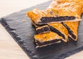 Baking, strudel with poppy seeds Royalty Free Stock Photo