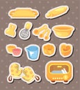 Baking tools stickers