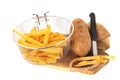 Baking tray sweet potatoes Royalty Free Stock Photo