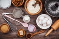 Baking utensils and ingredients