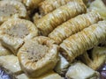 Baklava - different varieties Royalty Free Stock Photo