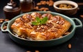 Baklava dish on the white background -Generative Ai Royalty Free Stock Photo