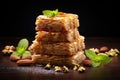 Delicious baklava dish